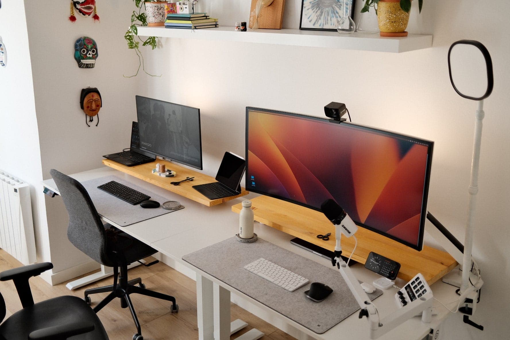 Home Office for Two in Barcelona, Spain