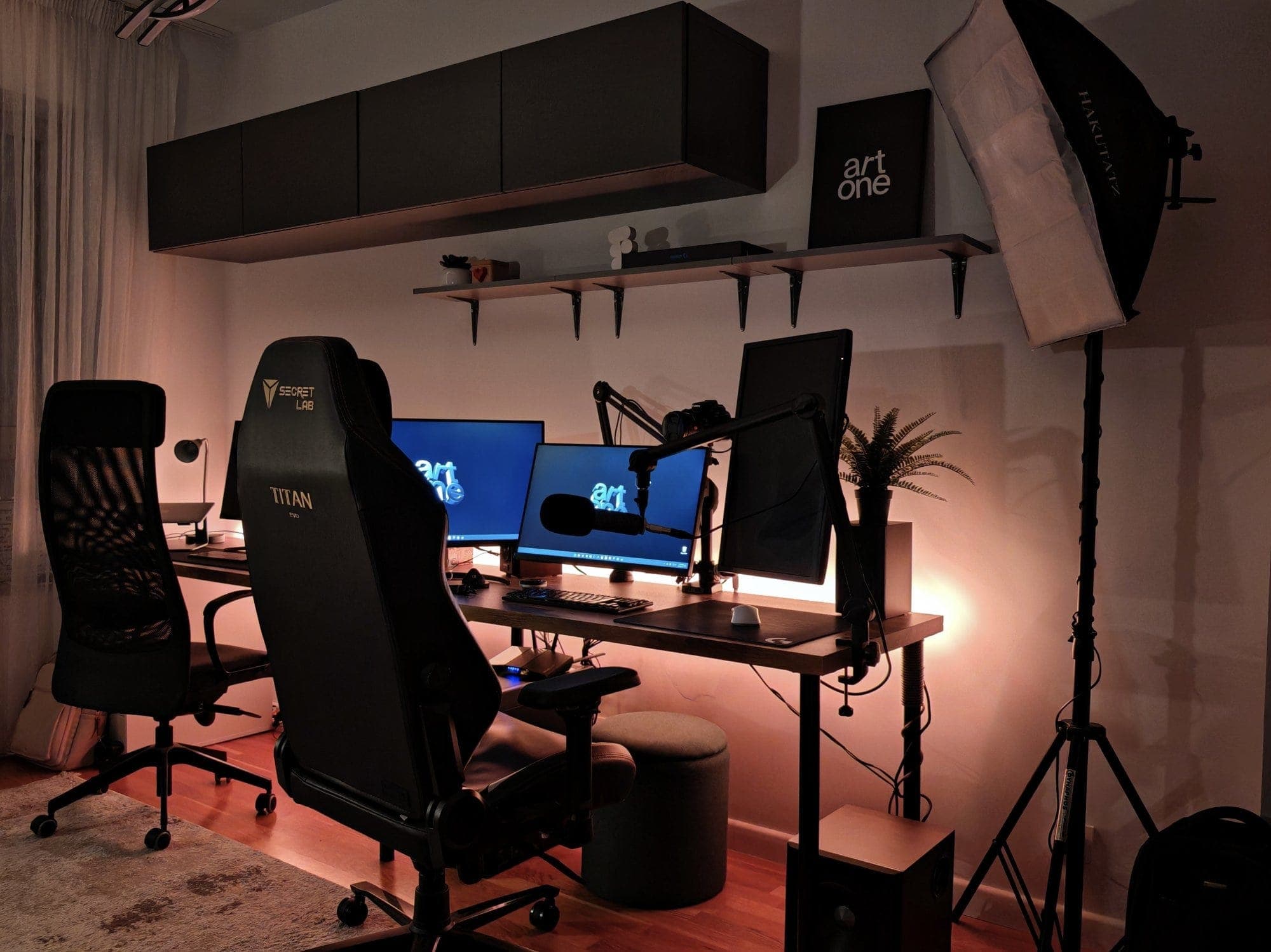 Cosy Desk Setup for Two in Romania - Remote Work Setup